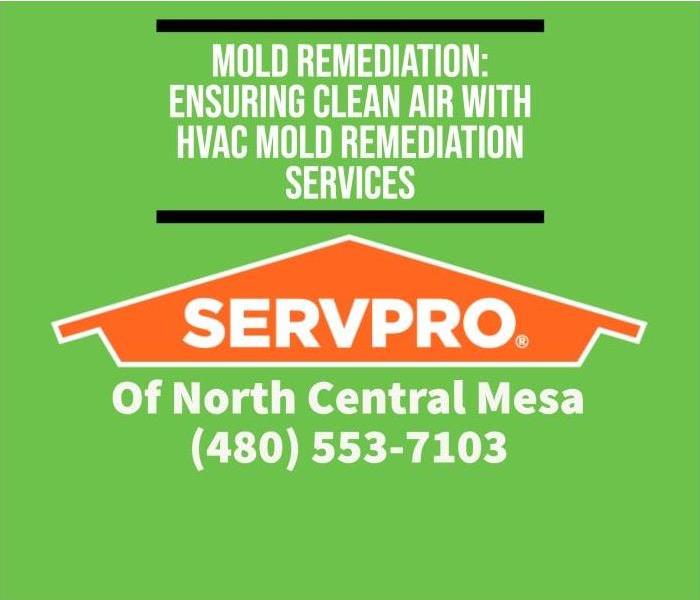 Blog Post Title with SERVPRO Logo, Name, and Phone number. Colors SERVPRO Green, Orange and white lettering